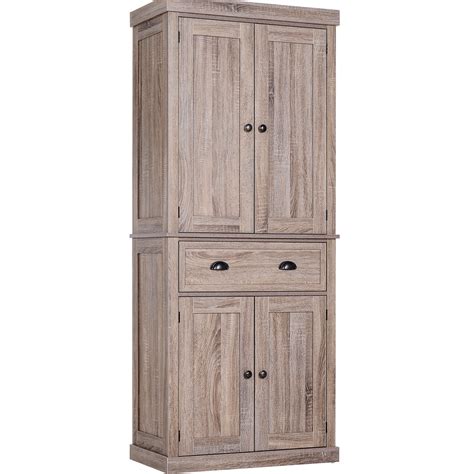 Lark Manor Tall Storage Cabinet, Freestanding Cupboard With Drawer - Wayfair Canada