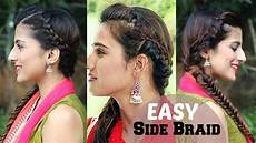 braided indian hairstyles 5 minute easy side braided indian hairstyle fishtail braided indian hairstyles 5 minute easy side braided indian hairstyle fishtail