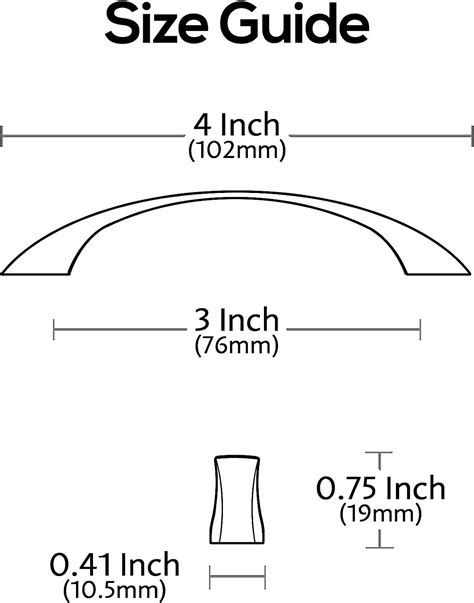 Buy Alzassbg 10 Pack Polished Chrome Cabinet Pulls, 3 Inch(76mm) Hole ...