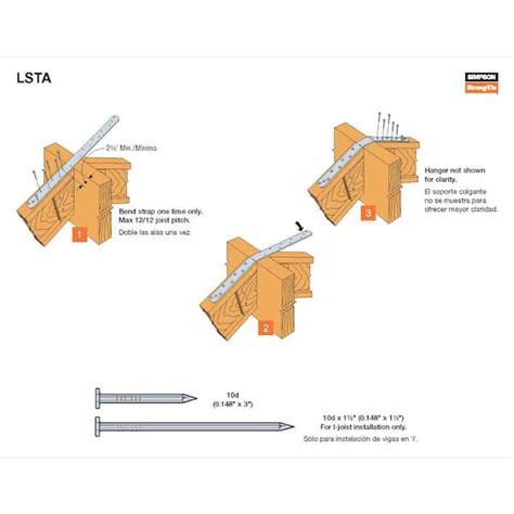 Buy LSTA 1-1/4 in. x 15 in. 20-Gauge Galvanized Strap Tie Online at ...