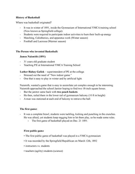 History-of-Basketball - History of Basketball Where was basketball ...