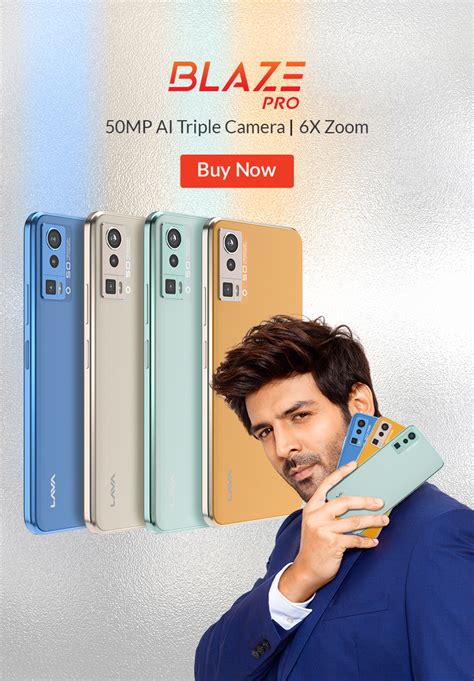 Lava Blaze Pro | Best 4G Dual Sim Android Mobiles - Lava Mobiles