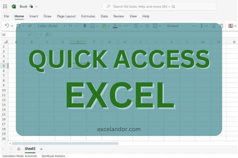 Quick Access Excel 的图像结果