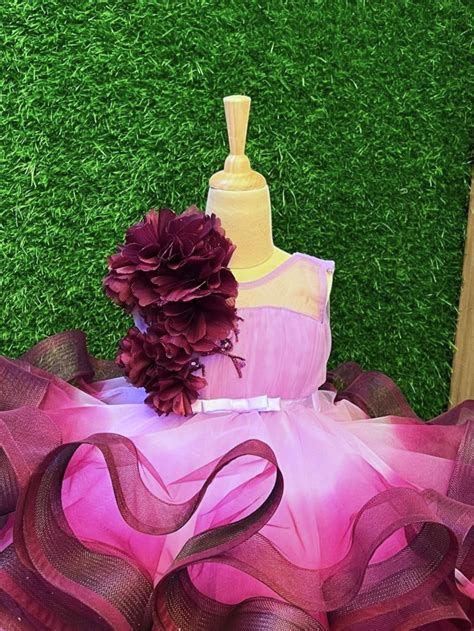 Floral Fantasy Ruffle Gown