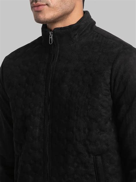 Raymond Men Black Contemporary Fit Polyester Quilted Jacket – MyRaymond