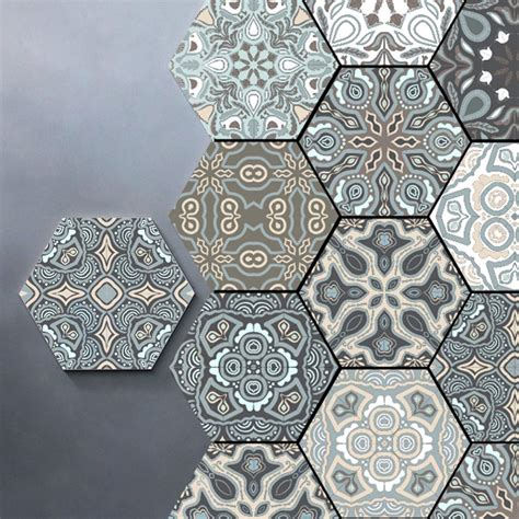 Decorative Hexagon Tile at Vivian Beck blog