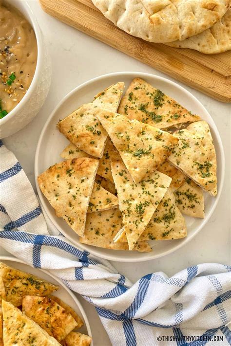 Flatbread Chips Homemade Pita Chips Recipe Food Dolls