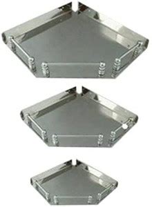 jeeplus Stainless Steel Wall Mount Corner Shelf Kitchen Shelf Shelves ...