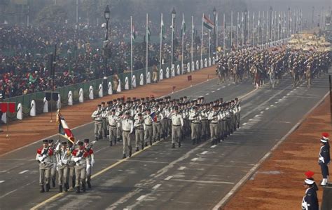 French Troops Participate in full sress Rehearsal for Republic Day ...