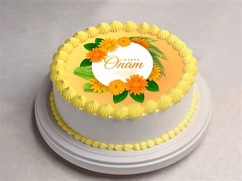 Happy Onam Photo Cake – WarmOven