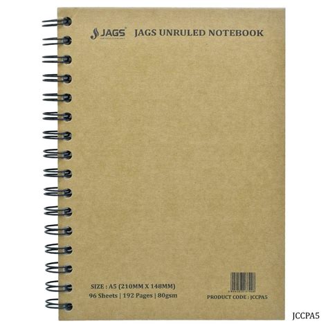 Jags Unruled Diary Wiro 192Sheet 96Pages 80Gsm A5 JCCPA5 – Inkarto