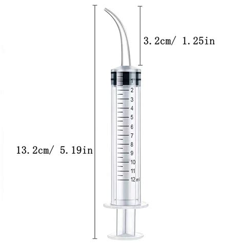 YAMHOHO 10 Pack Dental Syringes with Curved Tip Disposable India | Ubuy