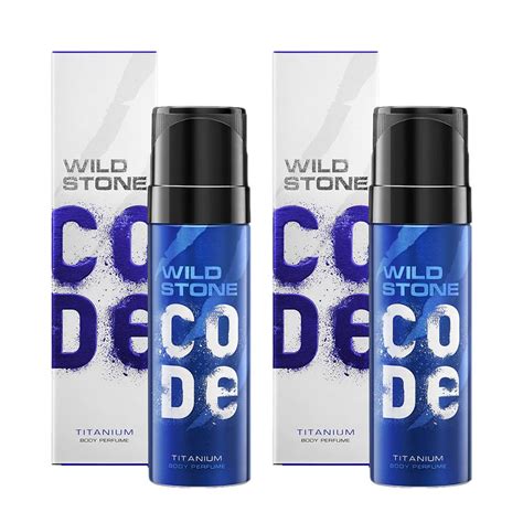 CODE Titanium Body Perfume 120ml (Pack of 2) | Wild Stone...