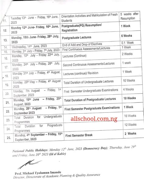 BSU Academic Calendar for 2023 [UPDATED]