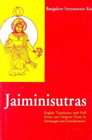 Jaiminisutras (English Translation with Full Notes and Original Texts ...