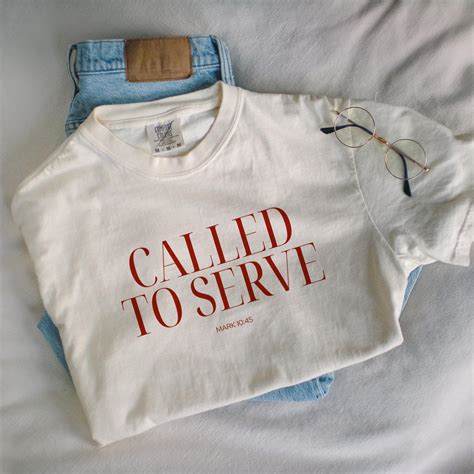 Called to Serve Trendy Christian Shirts Aesthetic Christian Apparel ...