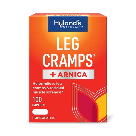 Hyland's Leg Cramps + Arnica, Relief Of Leg, Calf, & Foot Cramps ...