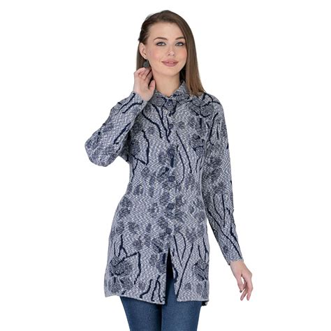 Buy LADY WILLINGTON Women's Wool Round Neck Sweater (LONGPRINTCOAT ...