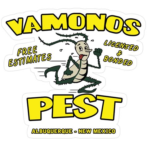 Vamonos Pest Sticker in 2025 | Mask for kids, Baby tshirts, Pest control