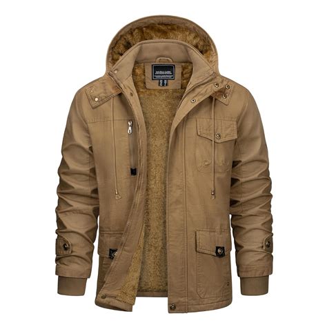 Buy CRYSULLY Men's Fall Fashion Long Sleeve Lightweight Cargo Jacket ...