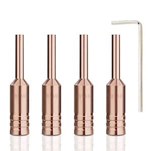 Buy Monosaudio Audiophile Banana Plugs Pure Copper 4 Pcs Double Screw ...