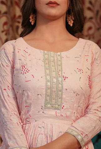 Pink Naaz Suit Set With Tassel Dupatta – LaaliJaipur