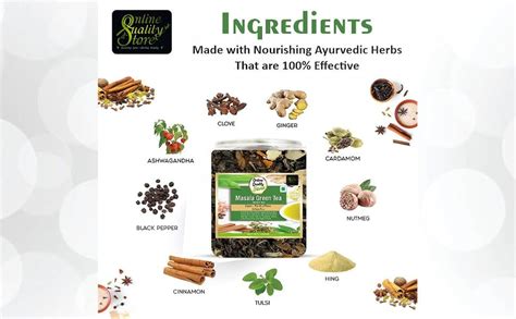 Online Quality Store Natural Masala Green Tea - 100g | Blended with ...