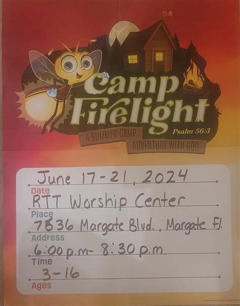 RTT Worship Center VBS , 7636 Margate Blvd, Margate, FL, 17 June to 21 ...