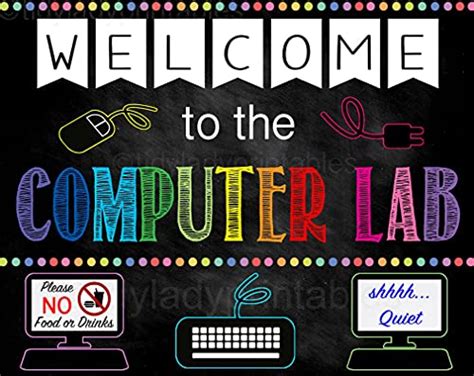 Computer Lab Sign Examples 的图像结果