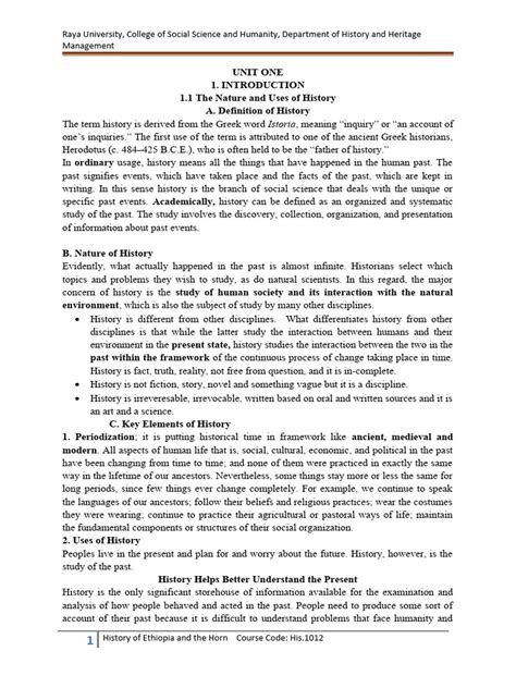 Image result for History Freshman Course Hand Out PDF