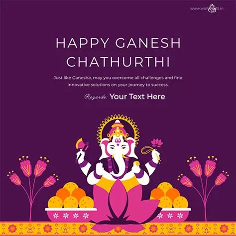 Ganesh Chaturthi 2025 Wishes Whatsapp Status Download With Name