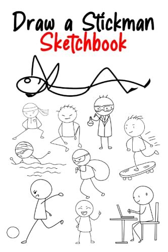 Buy Draw a Stickman Sketchbook: Draw a Stickman - Stickman Book ...
