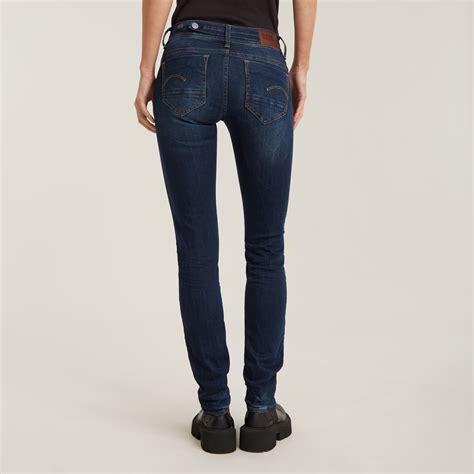 Midge Saddle Straight Jeans | Women | Dark blue | G-Star RAW®