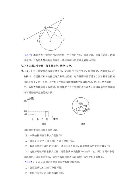 2019年湖南常德中考数学试题及答案（已公布）