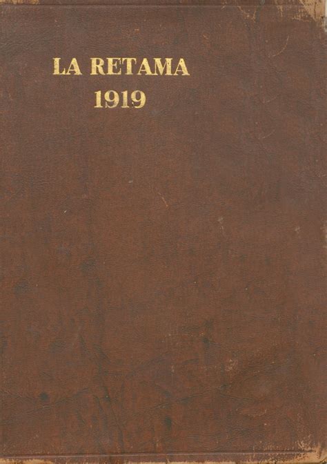 1919 yearbook from Brackenridge High School from San antonio, Texas