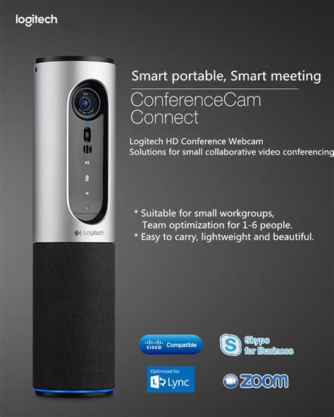 Logitech CC2000E ConferenceCam Connect Video Conference Webcam HD1080p ...