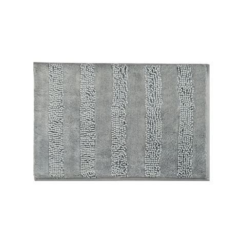 Dademeo Rollback Bath Rugs On Sale Non Slip Thick Chenille Striped Bath ...