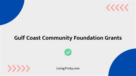 Gulf Coast Community Foundation Grants: Full Program Guide - LivingTricky