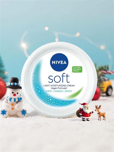 NIVEA Soft Light Moisturizer for Face, Hand & Body, Non-Sticky Cream ...
