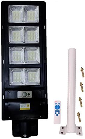 WisHomee Aluminium 300W Led Solar Street Lights Outdoor, Dusk To Dawn ...