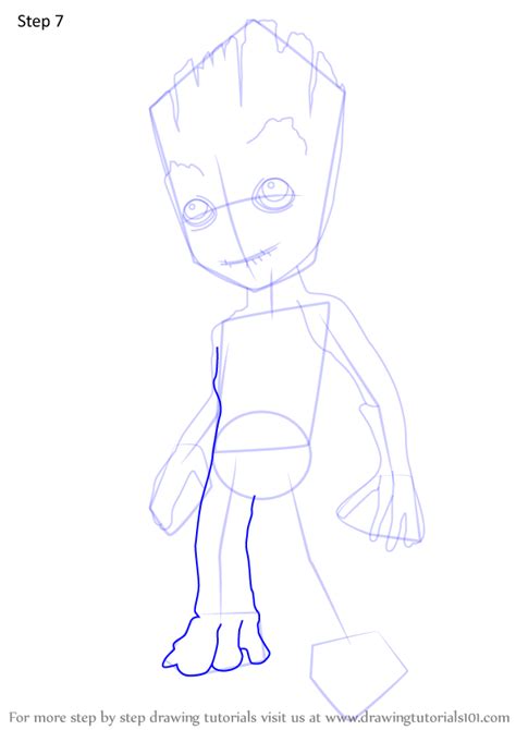 Image result for How to Draw Groot Step by Step