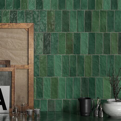 Discover The Beauty Of Green Glazed Tiles - Home Tile Ideas
