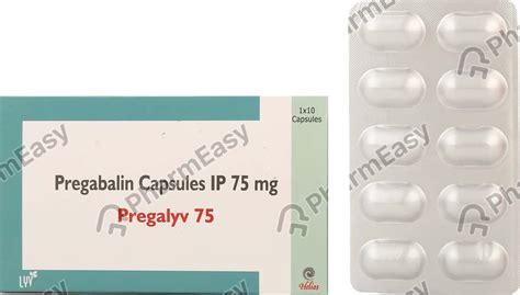 Pregalyv 75 MG Capsule (10): Uses, Side Effects, Price & Dosage | PharmEasy