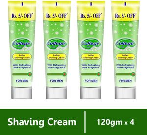 VETONI SHAVING CREAM GREEN| FOR MEN |ALL SKIN TYPE(PACK OF 4)120GMSEACH ...