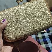 Buy TOOBA Handicraft Beautiful Bling Box Clutch Bag Purse For Bridal ...