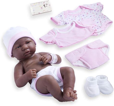 Buy 8 piece Layette Baby Doll Gift Set | JC Toys - La Newborn Nursery ...