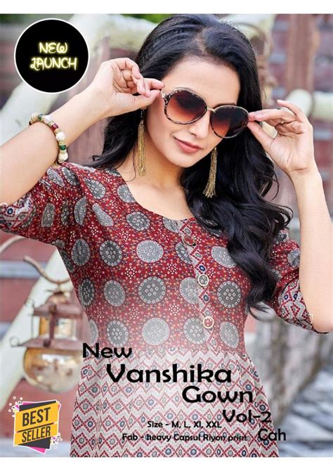 New Vanshika Gow Vol 2 Printed Rayon Kurti Collection: Textilecatalog