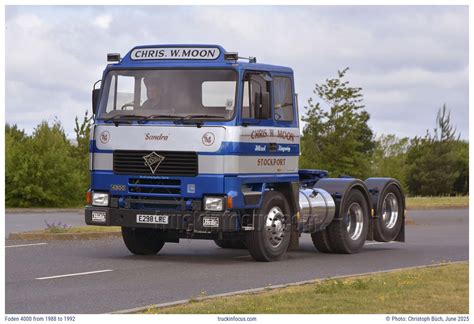 Foden 4000 from 1988 to 1992 :: truckinfocus.com