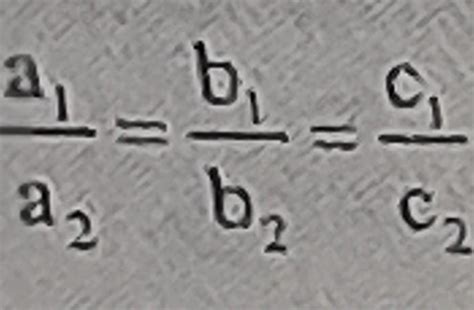 if a pair of linear equation are given by a1x+b1y+c1=0 and a2x+b2y+c2=0 ...