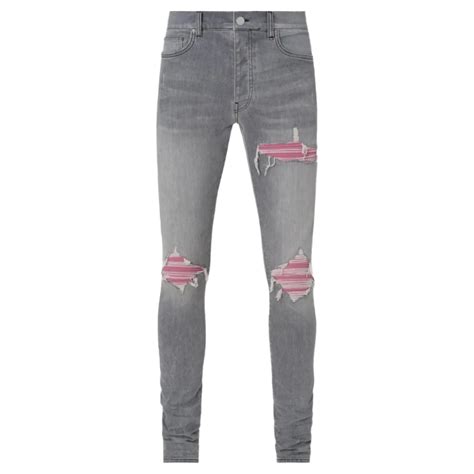 Amiri Ultrasuede MX1 Jean Concrete Grey/Pink – Endless Supply